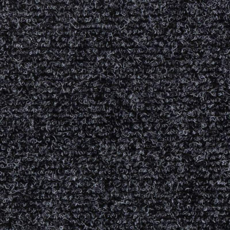 Samoprzylepne nakładki na schody, 15 szt., 76x20 cm, szare