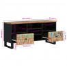 Szafka pod TV, 100x33x46 cm, drewno i materiał drewnopochodny