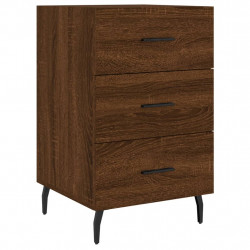 Szafka nocna, brązowy dąb, 40x40x66 cm, materiał drewnopochodny