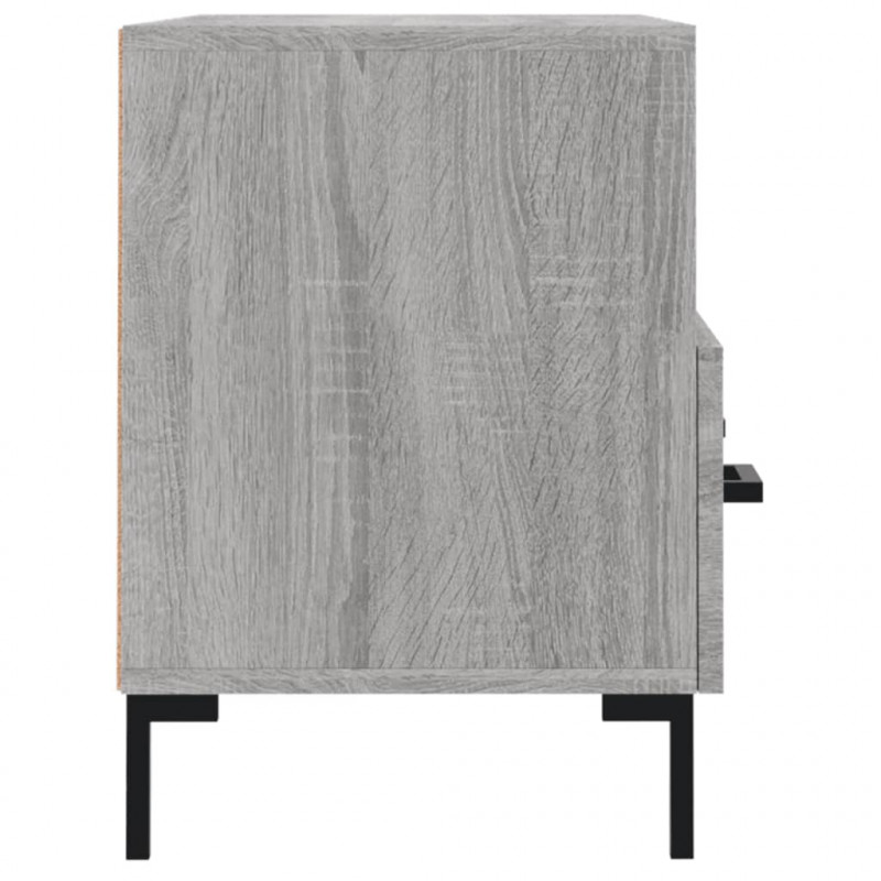 Szafka pod telewizor, szary dąb sonoma, 80x36x50 cm