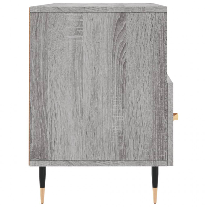Szafka pod telewizor, szary dąb sonoma, 102x36x50 cm