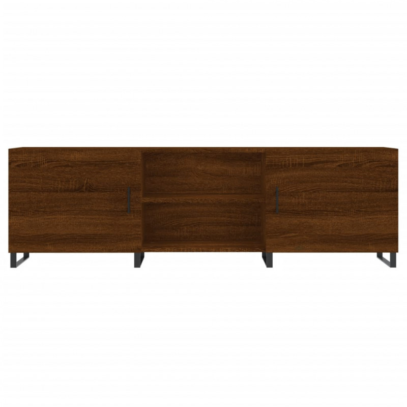 Szafka TV, brązowy dąb, 150x30x50 cm, materiał drewnopochodny