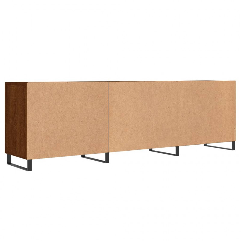 Szafka TV, brązowy dąb, 150x30x50 cm, materiał drewnopochodny