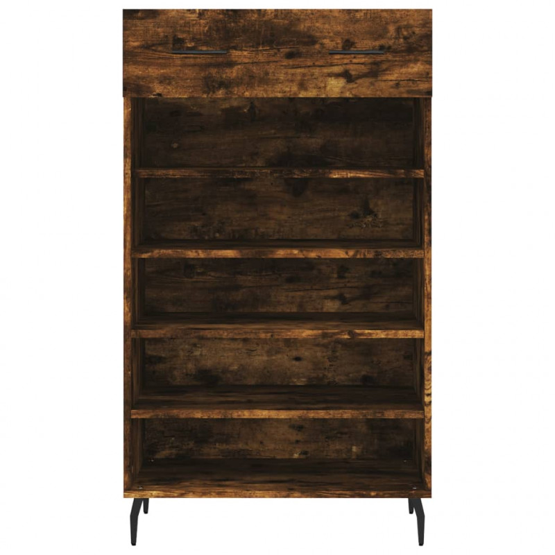 Szafka na buty, przydymiony dąb, 60x35x105 cm