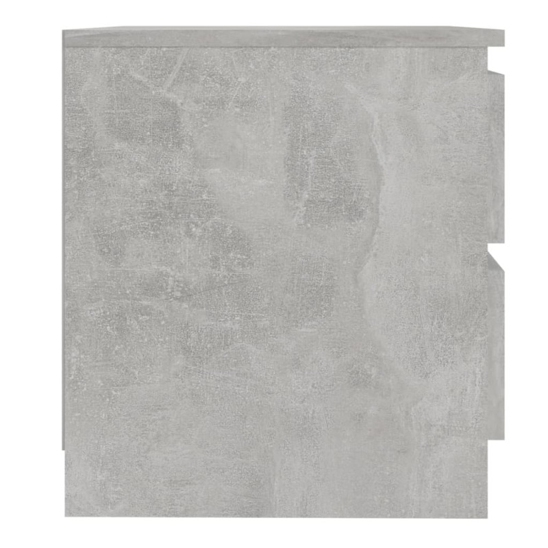 Szafka nocna, szarość betonu, 50x39x43,5 cm