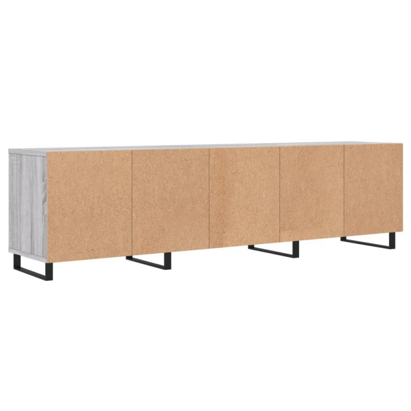 Szafka pod TV, szary dąb sonoma, 150x30x44,5 cm