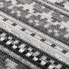 Dywan zewnętrzny o płaskim splocie, 80x150 cm, ciemnoszary