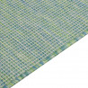 Dywan zewnętrzny o płaskim splocie, 140x200 cm, turkusowy