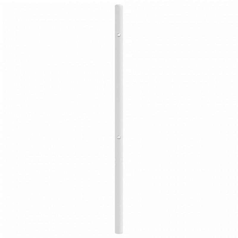 Metalowe wezgłowie, białe, 75 cm