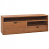 Szafka pod telewizor, 110x30x40 cm, lite drewno tekowe