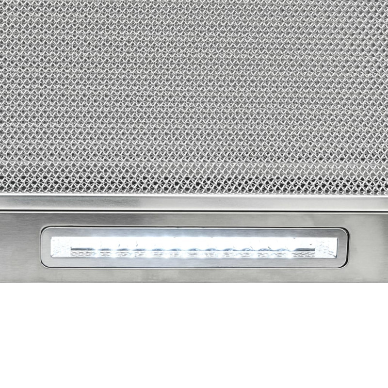 Okap kuchenny do zabudowy, 480 m³/h, aluminium, stal nierdzewna