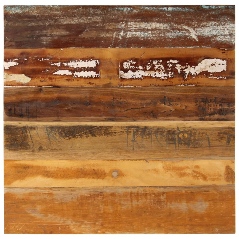 Kwadratowy blat do stołu, 70x70 cm, 15-16 mm, drewno z odzysku