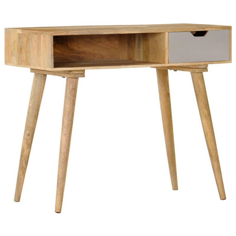 Stolik konsola, 89 x 44 x 76 cm, lite drewno mango