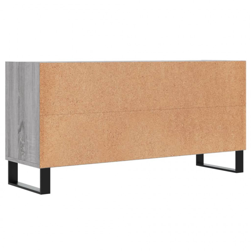 Szafka pod TV, szary dąb sonoma, 103,5x30x50 cm