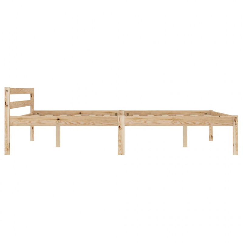 Rama łóżka, lite drewno sosnowe, 140 x 200 cm