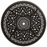 Stół ogrodowy, brązowy, 90x90x74 cm, odlewane aluminium