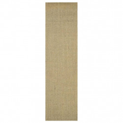 Dywanik, naturalny sizal, 80x300 cm, zielony