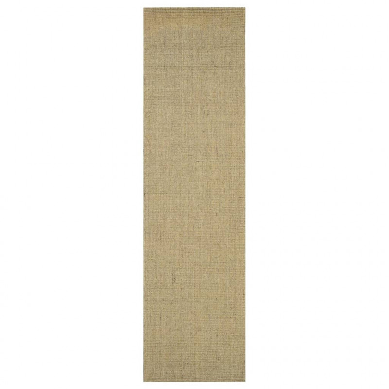 Dywanik, naturalny sizal, 80x300 cm, zielony