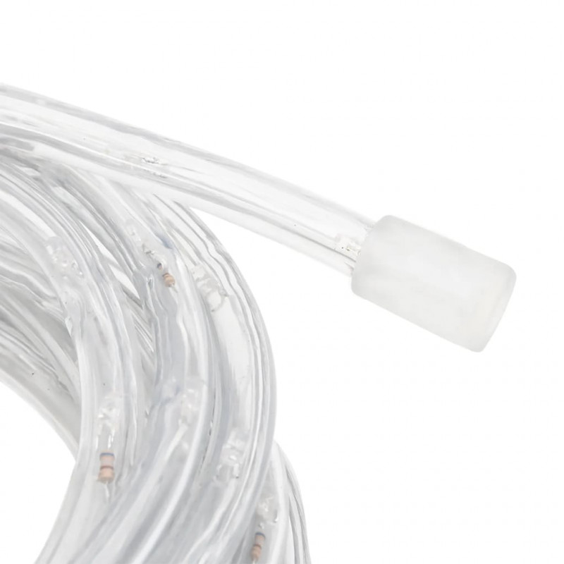 Wąż świetlny, 480 LED, zimna biel, 20 m, PVC