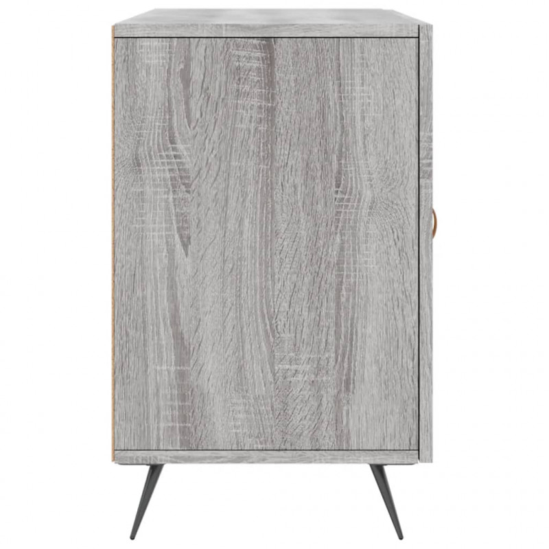 Komoda, szary dąb sonoma, 100x36x60 cm, materiał drewnopochodny