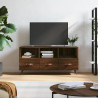 Szafka pod TV, brązowy dąb, 102x36x50 cm