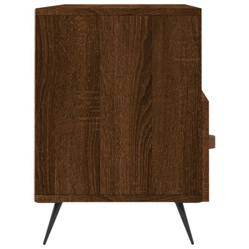 Szafka pod TV, brązowy dąb, 102x36x50 cm