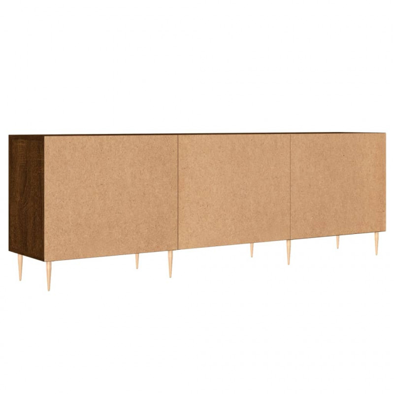 Szafka TV, brązowy dąb, 150x30x50 cm, materiał drewnopochodny
