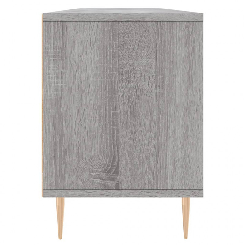 Szafka pod TV, szary dąb sonoma, 150x30x44,5 cm