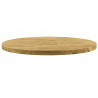 Okrągły blat do stolika z litego drewna dębowego, 44 mm, 700 mm