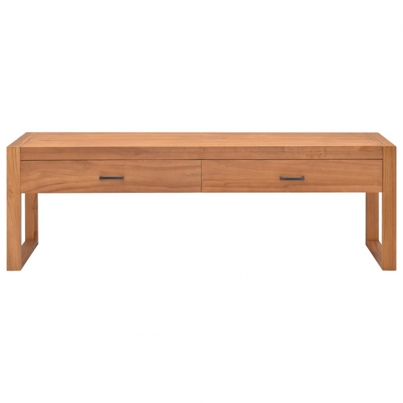 Szafka pod telewizor, 120x40x45 cm, lite drewno tekowe