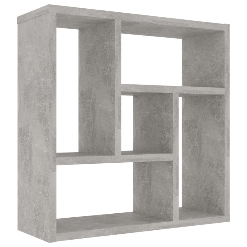 Półka ścienna, betonowa szarość, 45,1x16x45,1 cm