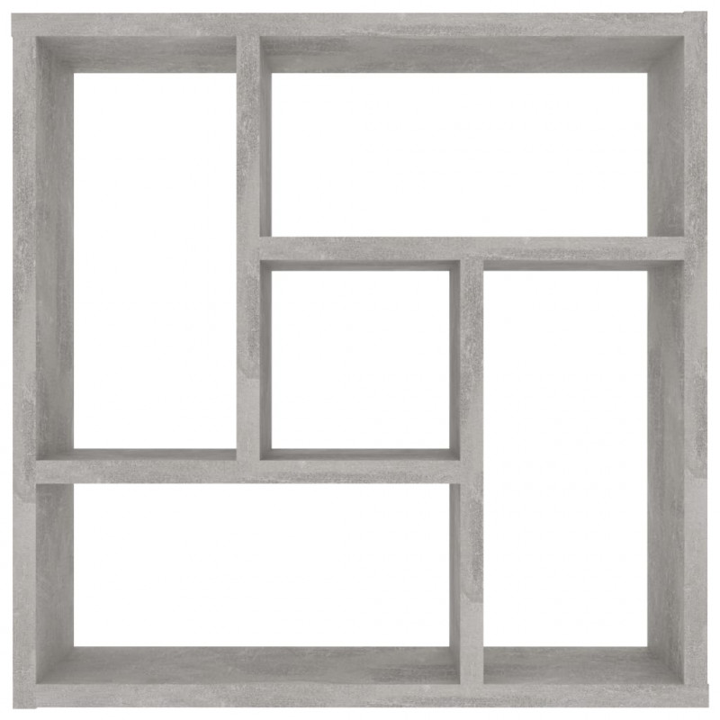 Półka ścienna, betonowa szarość, 45,1x16x45,1 cm