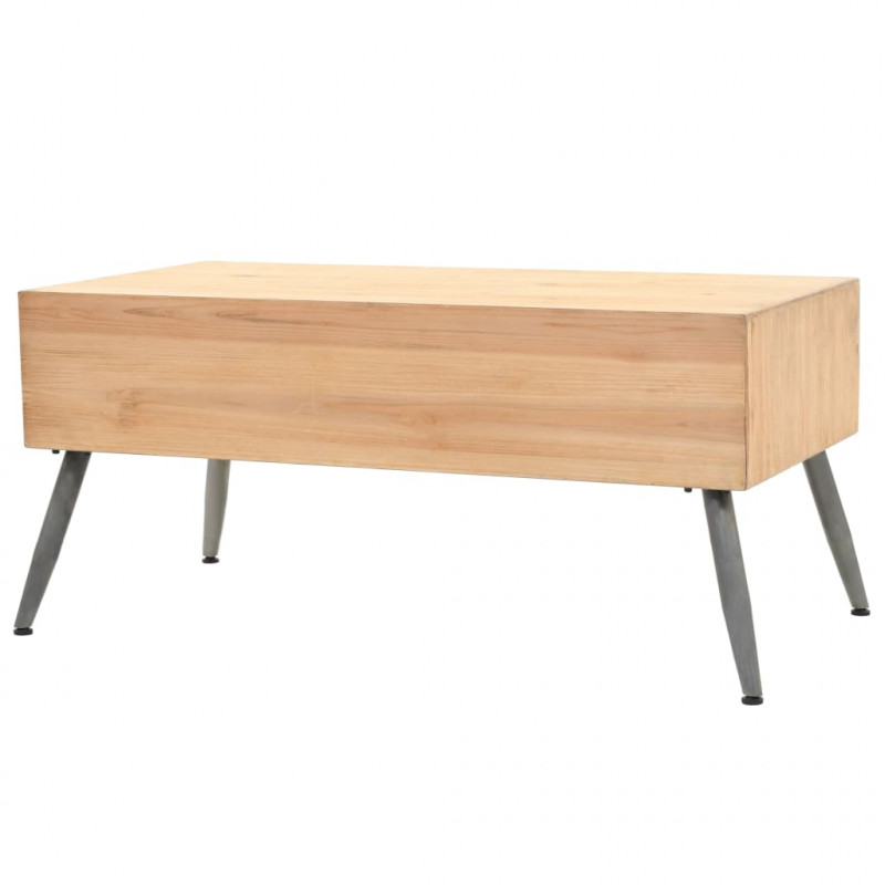 Stolik kawowy, lite drewno jodłowe, 115 x 55 x 50 cm