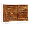 Szafka na buty, 140x35x90 cm, lite drewno sheesham