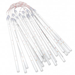 Lampki meteory, 20 szt., 30 cm, 480 kolorowych LED, wewn./zewn.