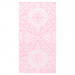 Dywan na zewnątrz, różowy, 120x180 cm, PP
