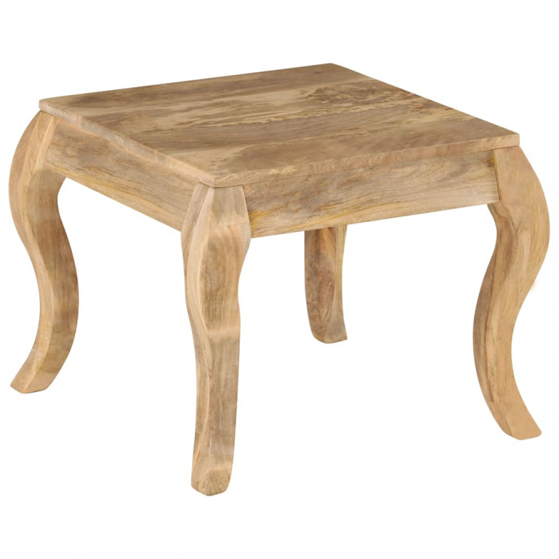 Stolik boczny z litego drewna mango, 45 x 45 x 40 cm