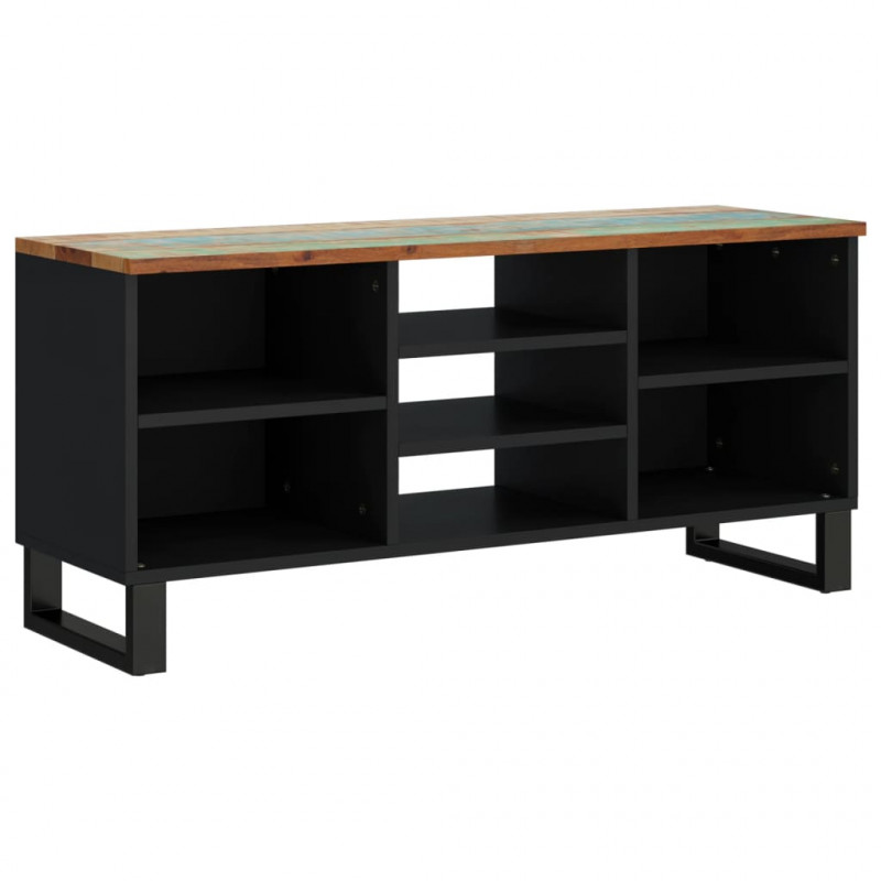 Szafka RTV, 100x33x46 cm, drewno i materiał drewnopochodny