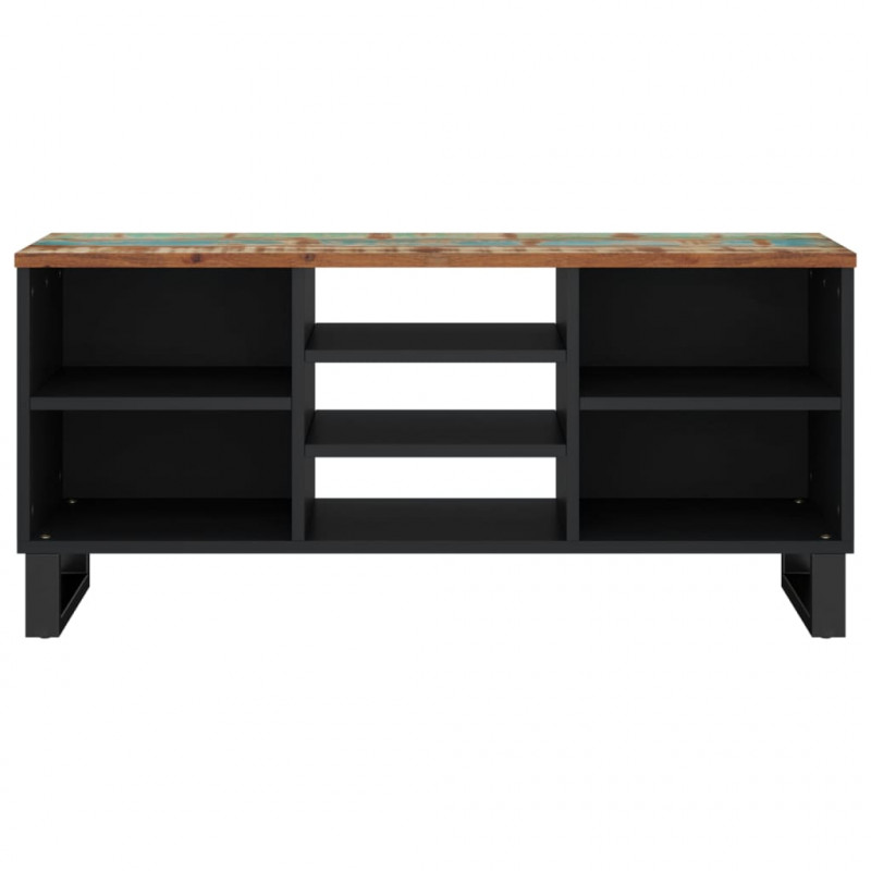 Szafka RTV, 100x33x46 cm, drewno i materiał drewnopochodny