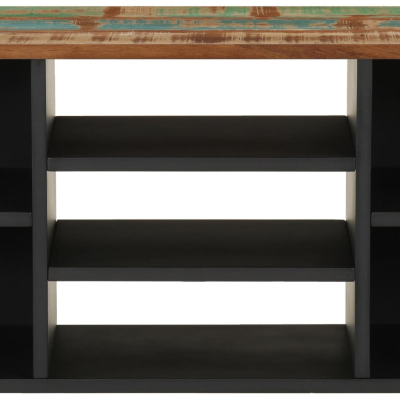Szafka RTV, 100x33x46 cm, drewno i materiał drewnopochodny