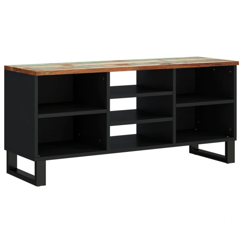 Szafka RTV, 100x33x46 cm, drewno i materiał drewnopochodny