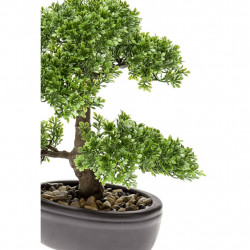 Emerald Sztuczny fikus mini Bonsai, zielony, 32 cm, 420002