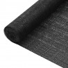 Siatka cieniująca, czarna, 1,2x50 m, HDPE, 75 g/m²