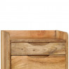 Szafka nocna, lite drewno mango, 40 x 30 x 59,5 cm
