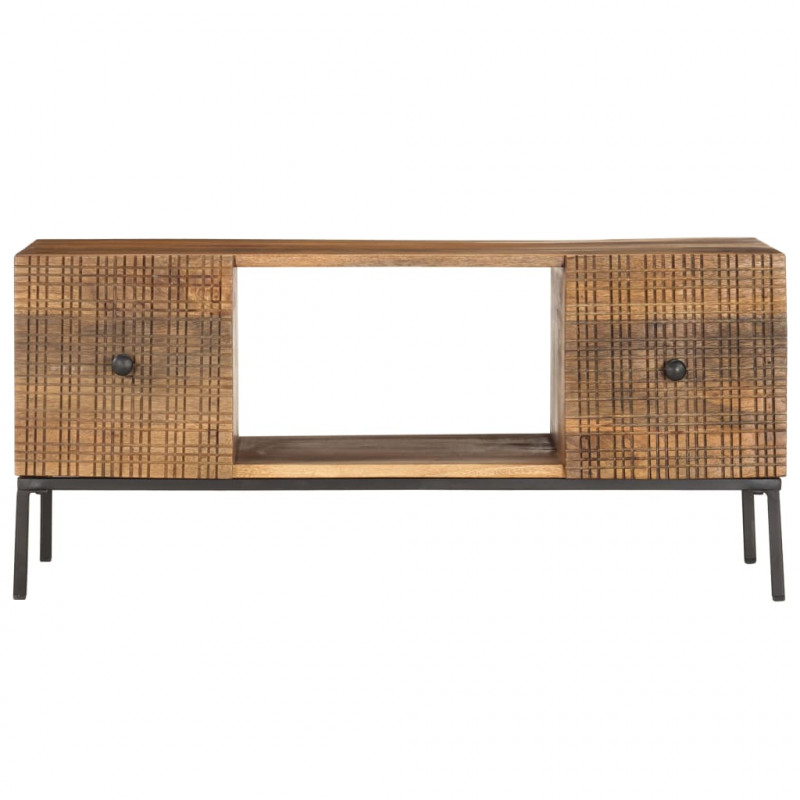 Stolik kawowy, 90 x 45 x 40 cm, lite drewno mango