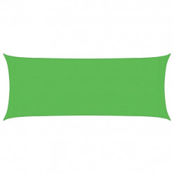 Żagiel przeciwsłoneczny, 160 g/m², jasnozielony, 2x5 m, HDPE