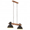 Industrialna lampa wisząca, 25 W, czarna, 109 cm, E27