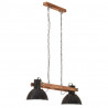 Industrialna lampa wisząca, 25 W, czarna, 109 cm, E27