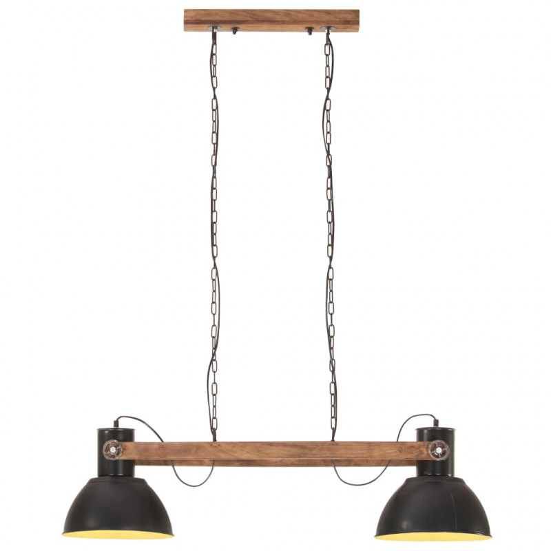 Industrialna lampa wisząca, 25 W, czarna, 109 cm, E27