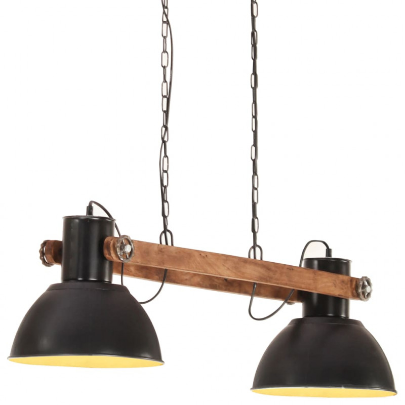 Industrialna lampa wisząca, 25 W, czarna, 109 cm, E27